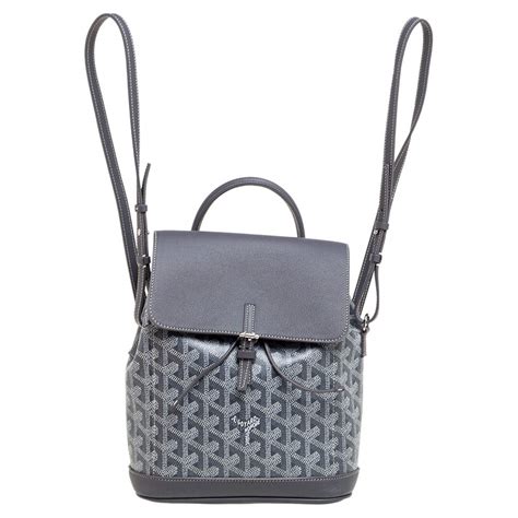 grey goyard bookbag|Goyard alpin backpack.